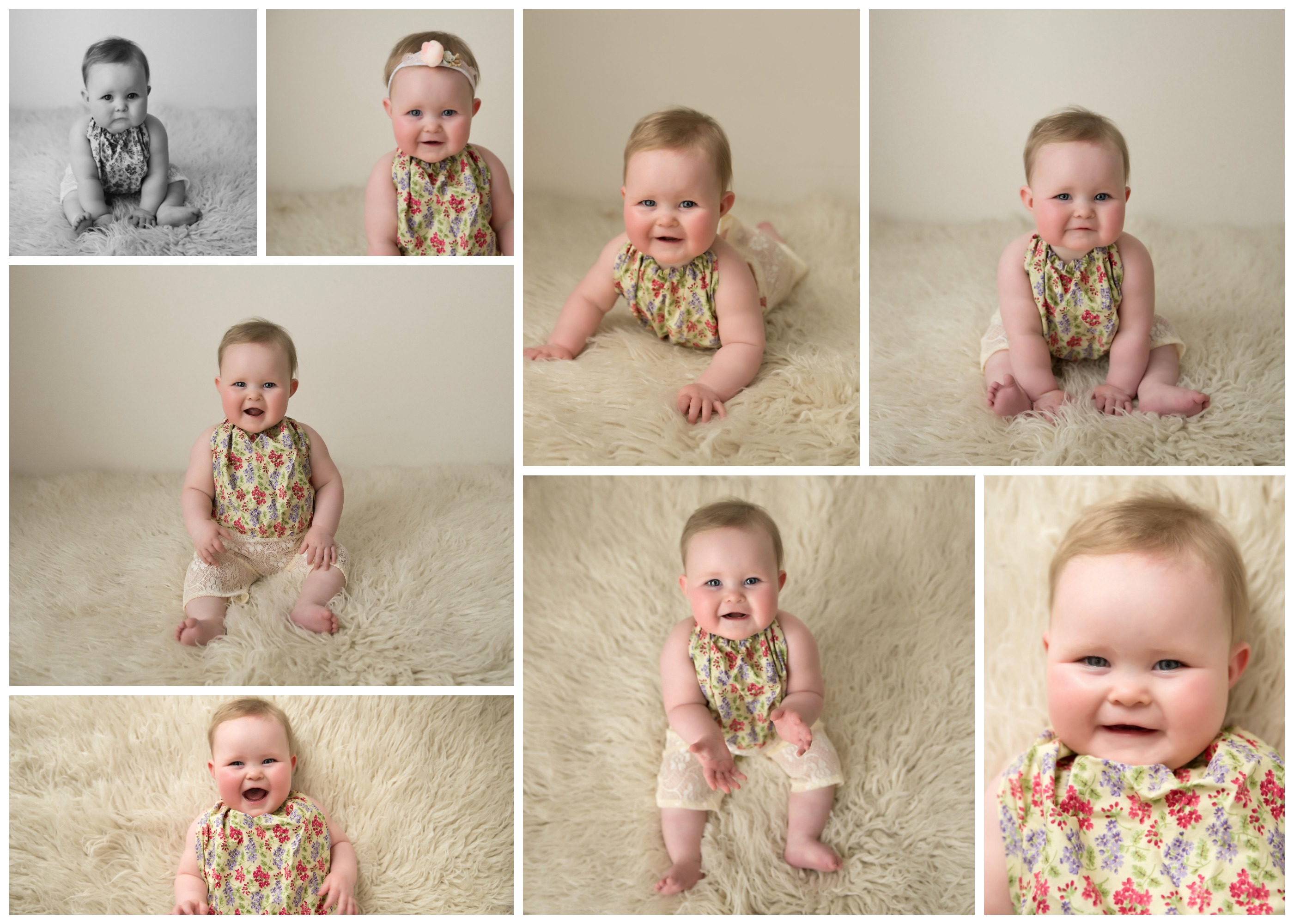 10 month old photo shoot in Melbourne studio