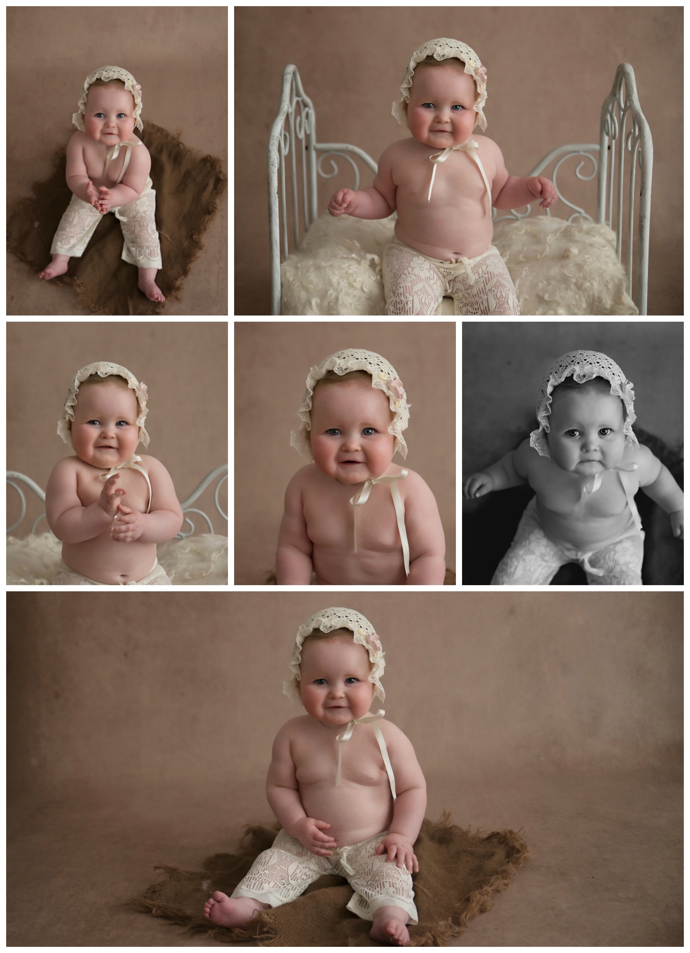 10 month old photo shoot in Melbourne studio