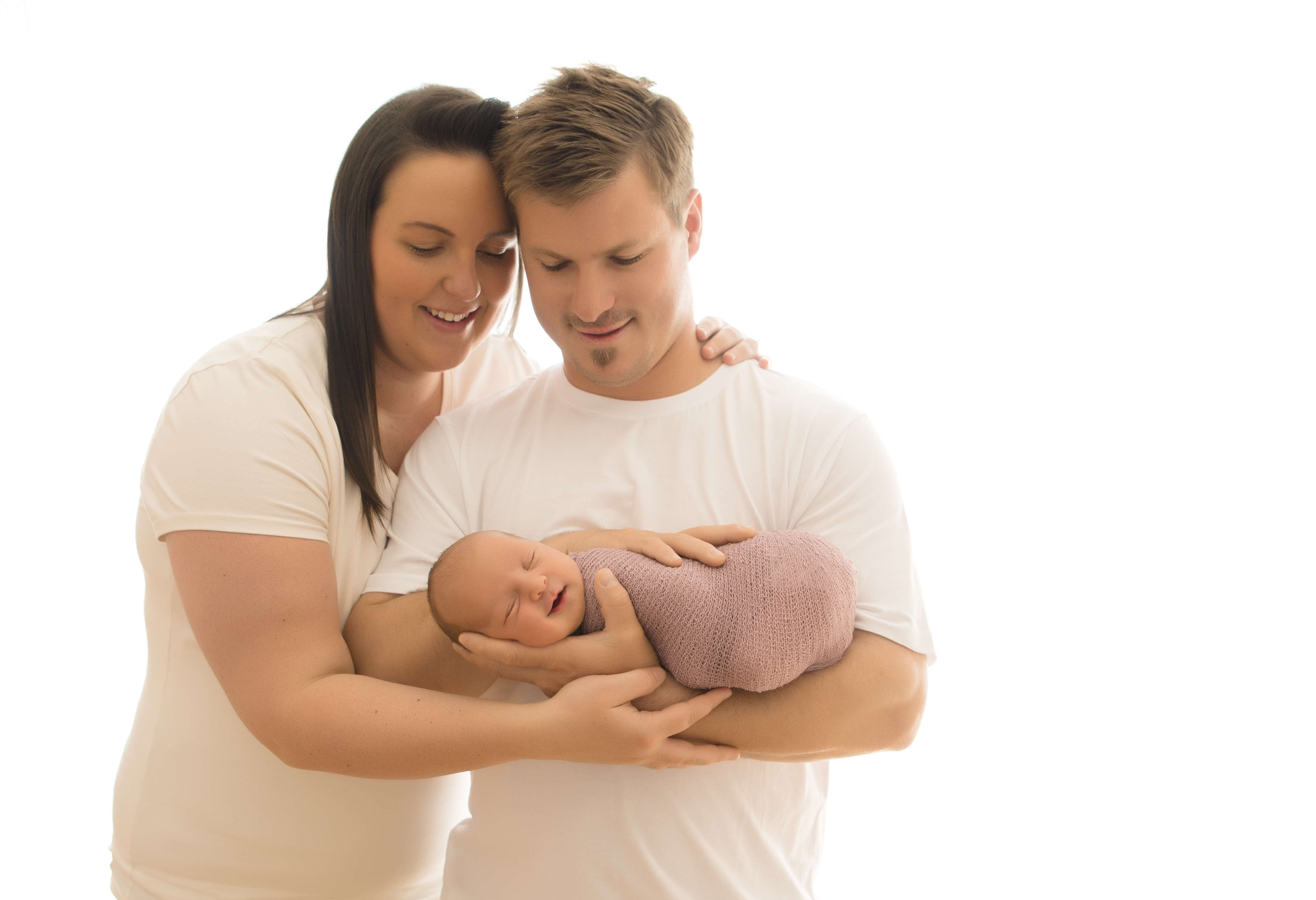 Newborn photography family photo