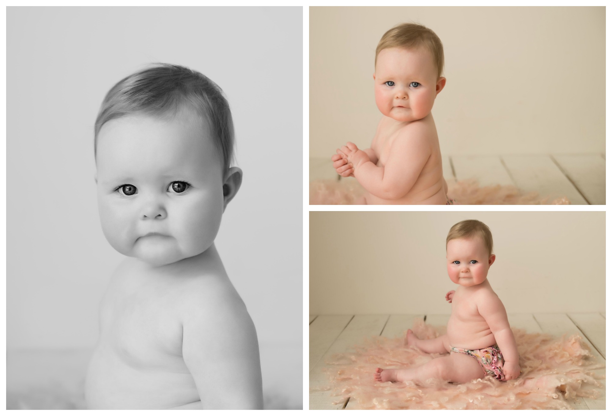 10 month old photo shoot in Melbourne studio